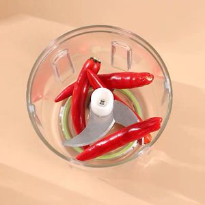 Electric Garlic Press Mini Garlic Mincer Plastic Household Kitchen Tool For Garlic Peeling And Mincing - Product Image 2