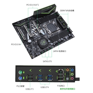 เมนบอร์ด HUANANZHI X99 พร้อมชุดคิท DDR4 สำหรับเดสก์ท็อป 2678v3/E5 2680v3 LGA2011 เมนบอร์ด X99 - Product Image 6