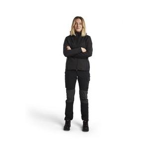 BLAKLADER - 594125369799S Chaqueta de punto para mujer Softshell con capucha Gris oscuro/Negro-EAN 7330509804759 CHAQUETAS DE TRABAJO - Product Image 3