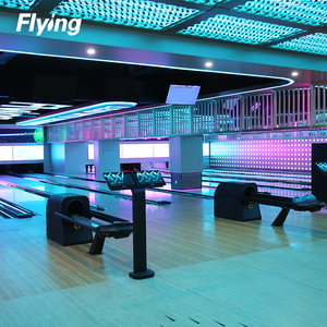 Máquina de Boliche Profesional Flying, Set de Pista de Boliche con Pinsetter de Cuerdas, Material Sintético de Madera, Boliche Familiar - Product Image 4