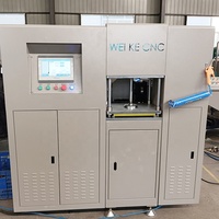 Fresadora de extremos de alta precisión CNC de 3 ejes controlada por PLC para ventanas y puertas de PVC/UPVC y aluminio