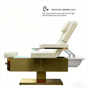 <span class=keywords><strong>Lit</strong></span> de massage électrique professionnel tout-en-un en acier inoxydable à hauteur réglable avec éponge haute densité pour usage en salon - Product Image 5