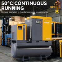 Compresseur d'air à vis Airhorse Quatre en Un 7.5KW 11KW 15KW 22KW, avec réservoir d'air 300L 500L 600L, sécheur et filtres