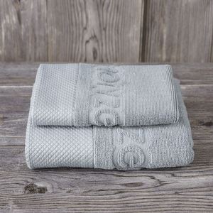 Ensemble de spa, serviette de bain et de visage en jacquard multi-brins avec logo, 100% coton - Product Image 4