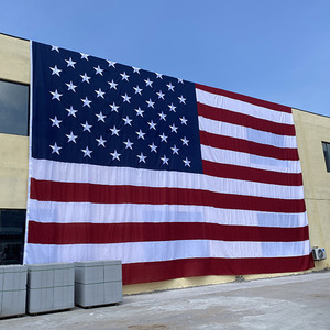 Tùy Chỉnh 3X5FT Kéo Dài Nylon Polyester Chất Liệu Thêu Sao Khâu Sọc Mỹ USA Quốc Gia Cờ Quốc Gia - Product Image 1