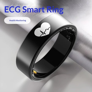 Bague connectée ECG pour la surveillance de la santé, fréquence cardiaque, oxygène sanguin, suivi du sommeil, soins à distance - Product Image 5