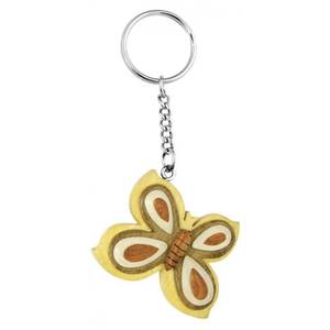 Porte-clés papillon en bois, mini pendentif décoratif pour clés et sacs - Product Image 1