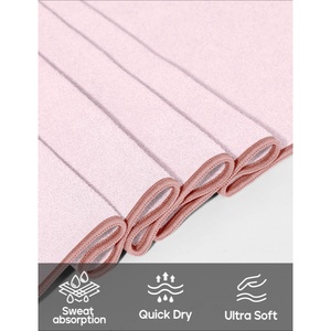 Custom Grip Microfiber Anti-slip Yoga Mat Towel with Personalized logo for Yoga, Pilates, Workout - Product Image 2