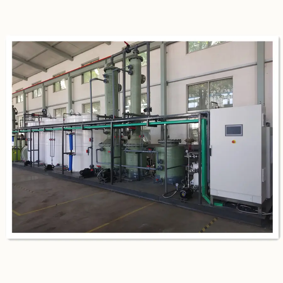 Brine Water Electrolysis Machine Chloine Production Plant Sodium Hypochlorite Generator 10-12%