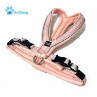Harnais pour chien personnalisé de qualité supérieure, réglable, doux, réfléchissant, en nylon, confortable, doublé de néoprène, à enfiler