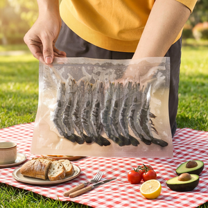 Bolsas de Vacío Impresas Personalizadas, Libres de BPA, de PE de Alta Calidad para Carne, Mariscos, Gelatina, Empaque Comercial de Alimentos, OEM, ODM - Product Image 2