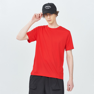 Wholesale 140g High Quality Fashion Oversized Short Length T-Shirt Men Women Moisture Absorption Sweat Drying Custom Logo Print - Product Image 1