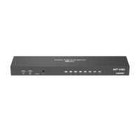Commutateur KVM HDMI manuel à 8 ports avec indicateur LED, bande passante de 18 Gbit/s et large compatibilité OS pour 8 ordinateurs
