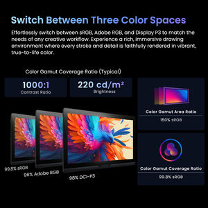 <span class=keywords><strong>Tableta</strong></span> de Dibujo Gráfica Profesional DigiDraw con Pantalla Táctil y Lápiz para Artistas, Diseñadores y Principiantes - Product Image 2