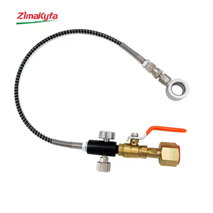 Adaptateur de Cylindre Sodastream Quick Connect pour Grand Réservoir de CO2, Adaptateur de Recharge de Bouteille, Manomètre, Tuyau, Ligne OEM Personnalisable - Product Image 4