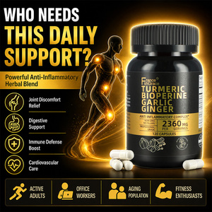 Nuevo Suplemento de Cúrcuma y Curcumina, 120 Cápsulas, Apoyo para la Salud del Corazón, para Adultos - Product Image 3