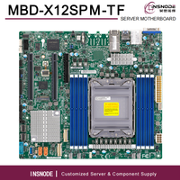 Carte mère de serveur MBD-X12SPM-TF, socket unique LGA-4189 pour processeur Intel Xeon Scalable 3e génération C621A, DDR4 RECC, MicroATX, double LAN 10 GbE