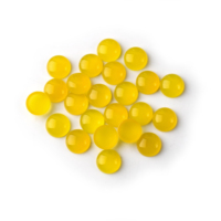 Calcedoine de haute qualité avec base ronde et plate, peut être utilisée pour la fabrication de bijoux, ornement, calcedoine de qualité supérieure disponible en gros