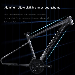 Bicicleta de Montaña de Aluminio de <span class=keywords><strong>26</strong></span> Pulgadas, Nueva para 2026, 24 Velocidades, Horquilla de Suspensión, para Niños y Niñas - Product Image 6