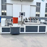 Máquina de fabricación de tubos de cartón con certificación CE, marca Forward, de alta eficiencia, 20m/min, con PLC, motor y engranajes.