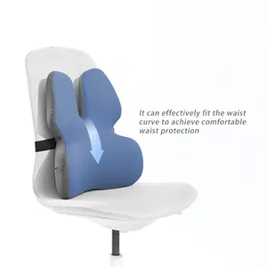 Lumbar Support Office Chair Car Memory Foam Back Cushion Pillow for Back Pain Relief Improve Posture