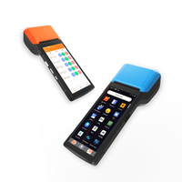 Impresora térmica de terminal Pos de mano de 5,5 pulgadas, punto de venta, máquina POS de pago de mano portátil con Software