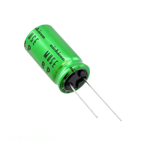 ตัวเก็บประจุแบบรูทะลุ (Through Hole) ยี่ห้อ Manufacturer Channel รุ่น UES1E102MHM  ความจุ 1000uF  20% 25V  ชนิด RADIAL - Product Image 1