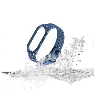 Correa de Repuesto de Silicona para <span class=keywords><strong>Xiaomi</strong></span> Mi <span class=keywords><strong>Band</strong></span> 3 4 5 <span class=keywords><strong>6</strong></span> 7 8 NFC, Correa de Reloj Inteligente de Color Puro - Product Image 6