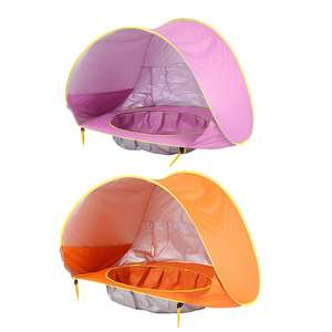 Carpa de Juego Portátil para Niños, Impermeable, con Protección UV, Carpa de Playa para Bebés, Carpa de Juego para Niños, Piscina de Playa, Certificación EN71, Poliéster - Product Image 1