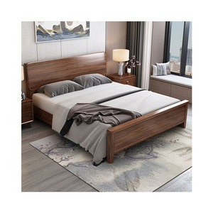 <span class=keywords><strong>Lit</strong></span> en bois massif de noyer scandinave 2026, 1,5 mètre, <span class=keywords><strong>lit</strong></span> <span class=keywords><strong>double</strong></span> simple, <span class=keywords><strong>lit</strong></span> enfant 1,2 mètre pour petit foyer, lits en bois simples pour la maison - Product Image 4