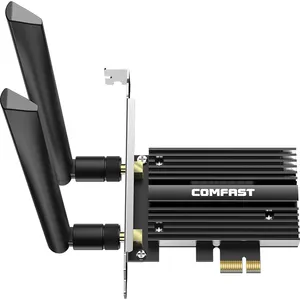 Comfast Wifi 6e CF-AX210 Pro Draadloze Pci-e Adapter Wifi Dongle Voor Desktop