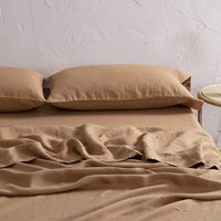 Vente en gros Parure de lit de luxe 100% chanvre lavé Style classique Home Hotel Housse de couette Parure de draps