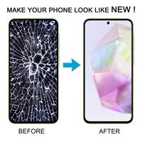 Écran LCD d'origine stable avec numériseur et châssis complet pour Samsung Galaxy A35 SM-A356B – Pièce de rechange