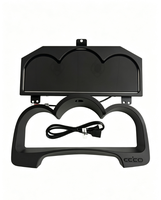 Yuefu Tableau de bord numérique pour voiture en métal de 12,3 pouces, écran LCD, compteur de vitesse, cockpit virtuel, panneau d'instruments noir, Toyota Hilux VIGO