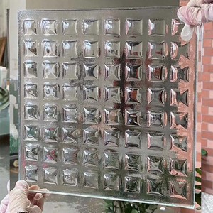 Lámina de Vidrio Templado Texturizado de 10 mm, Corrugado, Acanalado, con Bajo Contenido de <span class=keywords><strong>Hierro</strong></span>, Decorativo, Fundido en Horno, para Baño - Product Image 3