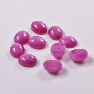 Nhà Máy Giá Loose đá quý cao cấp 3A tổng hợp hình bầu dục Cabochon đá quý Sao <span class=keywords><strong>Ruby</strong></span> đối với trang sức - Product Image 1