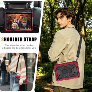 Funda Protectora Resistente para Tablet con Soporte Giratorio, Protección a Prueba de Golpes y Correa de Mano para Redmi Pad 2 9.7 - Product Image 6