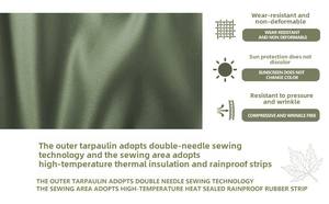 Tente Gonflable de Luxe Extérieure Quatre Saisons à Montage Rapide avec Auvent Extensible en Tissu Oxford Imperméable pour Camping - Product Image 4