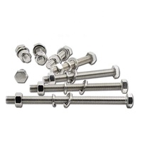 Ensemble de boulons et d'écrous à vis hexagonale extérieure en acier inoxydable 304 Accessoires complets Vis longue