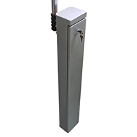 Mini barrière automatique avec moteur 1.5s DC24V pour système de stationnement et barrières de contrôle de la circulation avec flèche droite de 2m