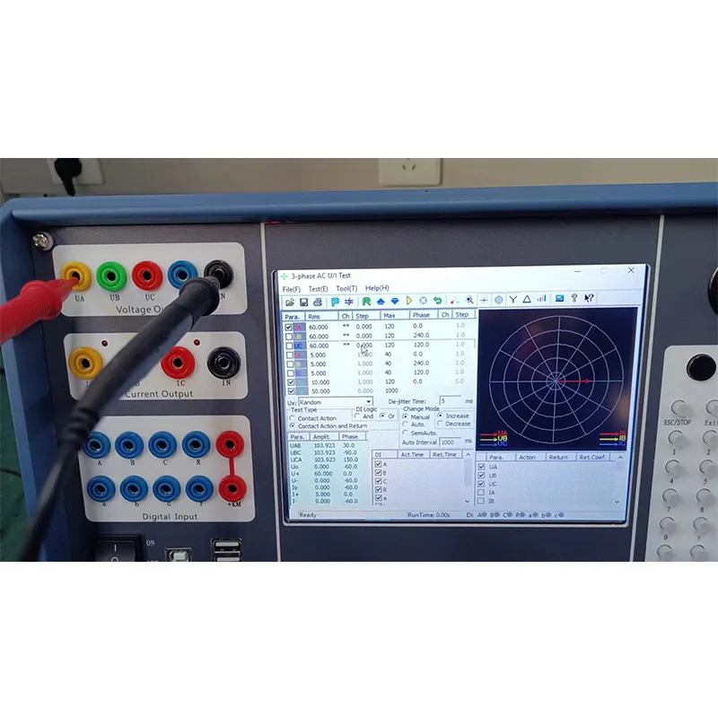 Relay Test Unit Secondary Injection Micro Computer Digital Three Phase Relay Protection Tester