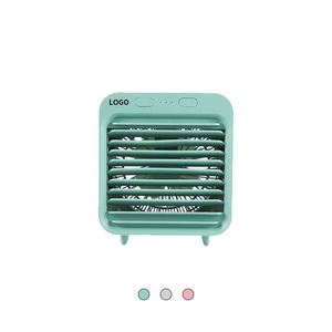 Mini ventilateur USB à brumisation avec réservoir d'eau, support de table, cadeaux promotionnels en plastique pour usage domestique - Product Image 1