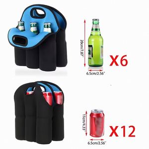 Factory Direct Sales Custom Six-<b>Bottle</b> Wine & Beer Insulated <b>Bag</b> with Handles - Product Image 4