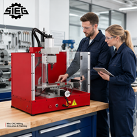 Fraiseuse verticale CNC SIEG PX1 20000 tr/min, 3 axes, contrôlée par PC, capacité de charge de 20 kg, pour l'enseignement et la formation