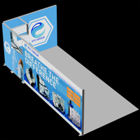 Boîte à lumière modulaire Tianlang 9*4m à effet visuel avec panneau graphique haute impact pour événements de salons professionnels en intérieur