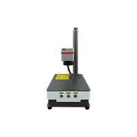 Mini graveur laser à fibre, corps noir et blanc, 20W 30W, refroidissement par air, marqueur léger pour gravure sur acier inoxydable