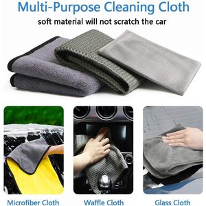 Car Wash <b>Tool</b> Kit 12 Piece Set Microfiber Brushes Sponge Gloves For <b>Vehicle</b> Cleaning - Product Image 4