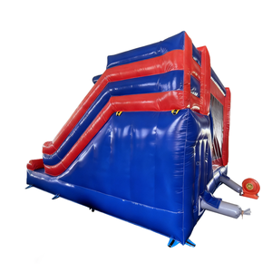 Château gonflable commercial <span class=keywords><strong>Spiderman</strong></span> - Château gonflable super-héros durable avec toboggan pour les enfants, fête/événement en plein air - Product Image 5