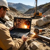 Nuovo Laptop Robusto da 15.6 Pollici Intel I7-11390H 14-Core 2.6GHz 32GB RAM Dual Channel 512GB SSD GPU Dedicata GNSS Inglese Alluminio