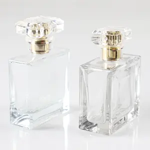 Garrafa de perfume de vidro vazia, fornecedor de alta qualidade, bonito, spray 10ml/30ml/50 ml, parafuso recarregável, azul redondo